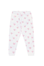 Pink Heart Print Pima Cotton Pajama