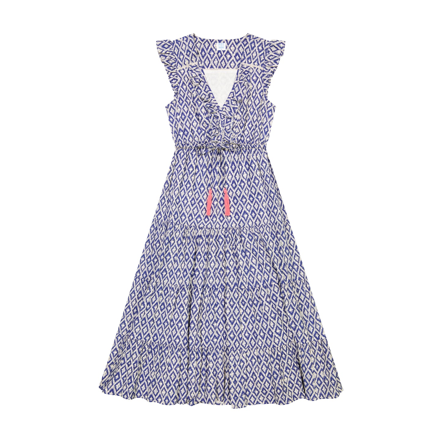 Giselle Women's Maxi Dress Navy Ikat
