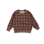 The Printed Sweatshirt - Rustic Check
