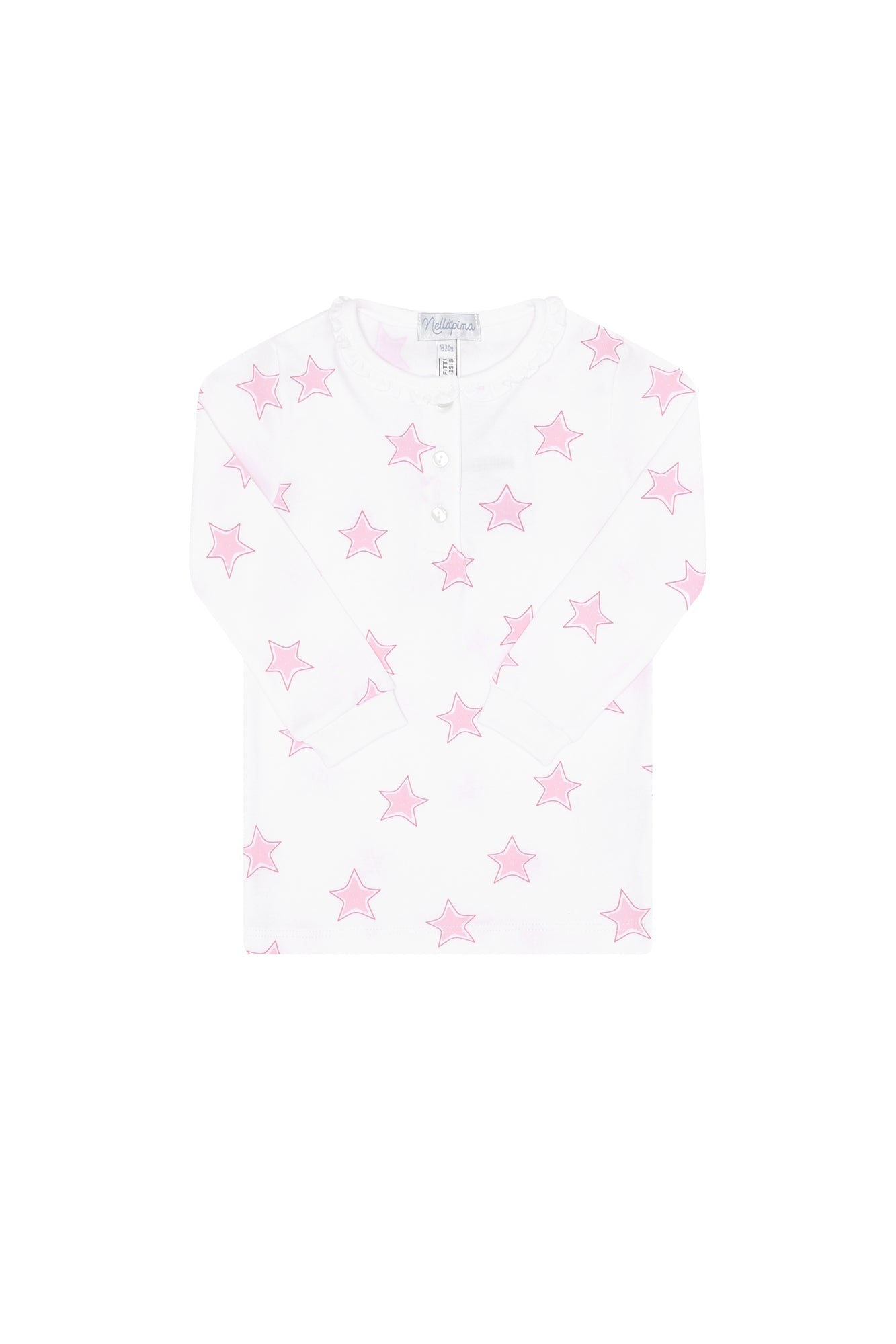 Pink Star Pima Cotton Pajama Set
