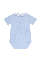 Baby Boys Sailboat Smocked Bubble Romper