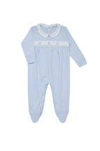 Baby Boy Sailboat Smocked Footie