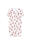 Santa Print Gown