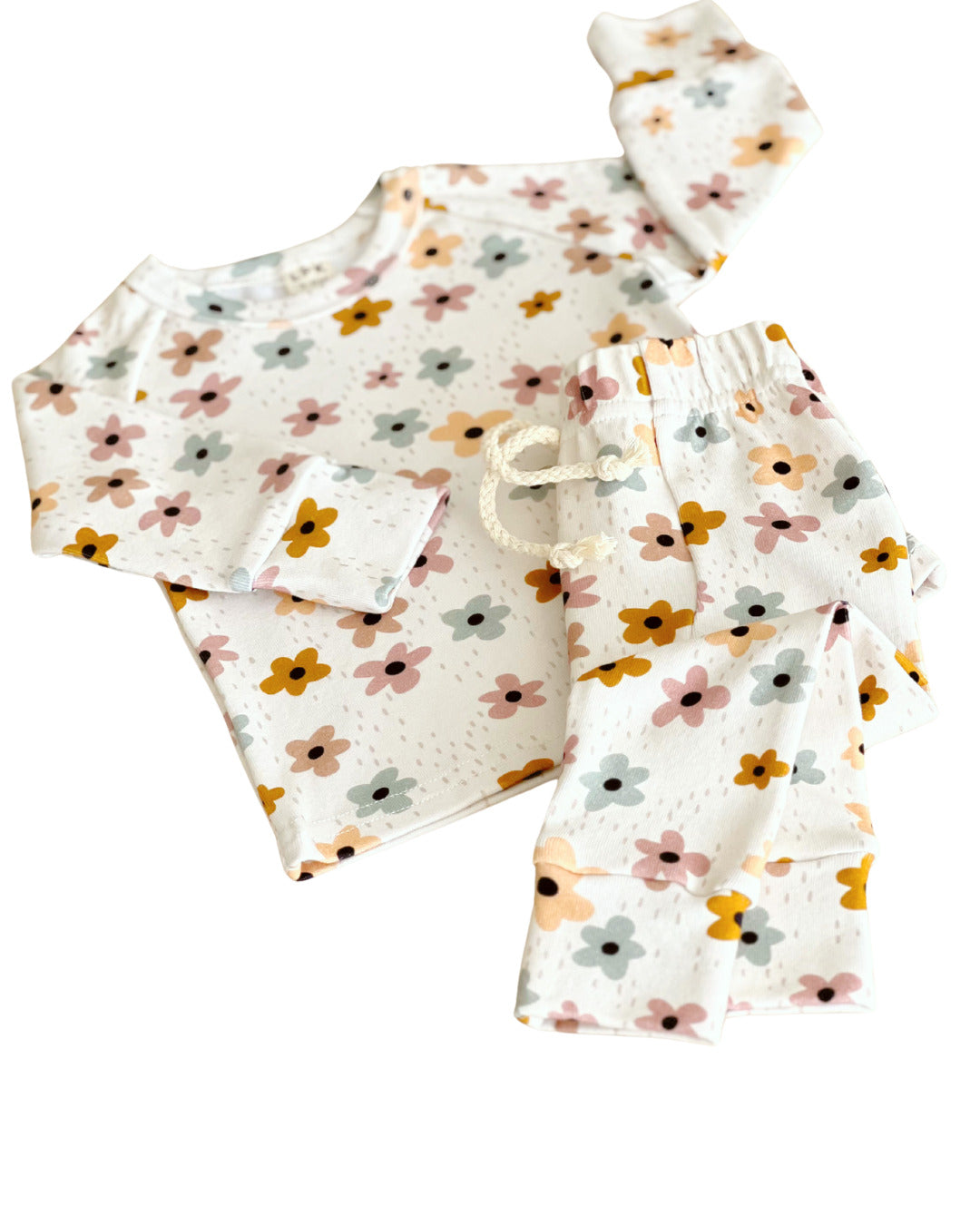Girls Floral Lounge Set