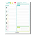 Work it! Weekly Planning Notepad