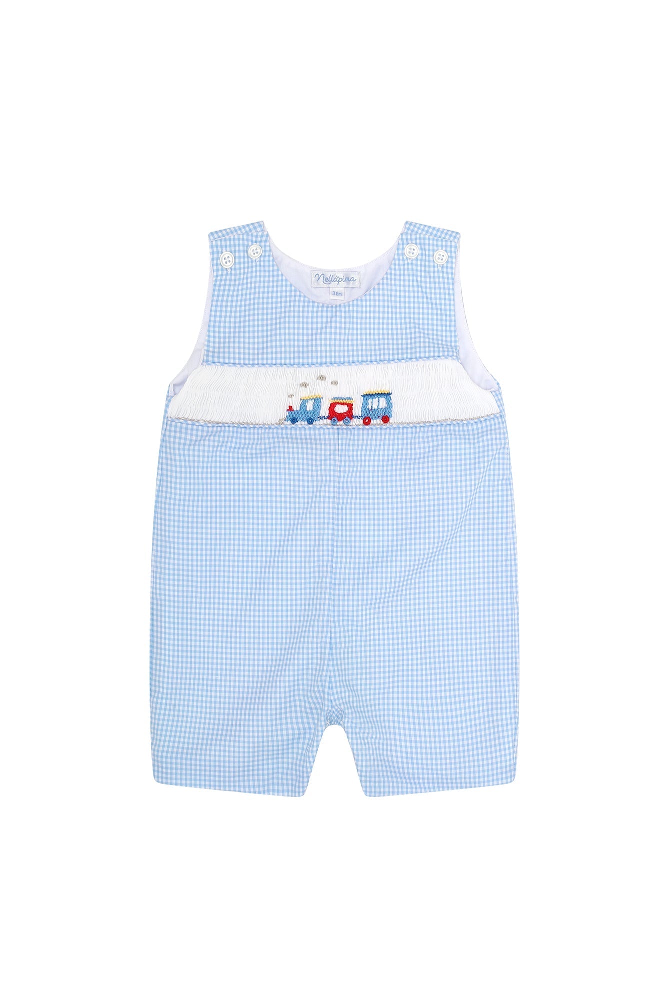 Baby Boy Train Smocked John John