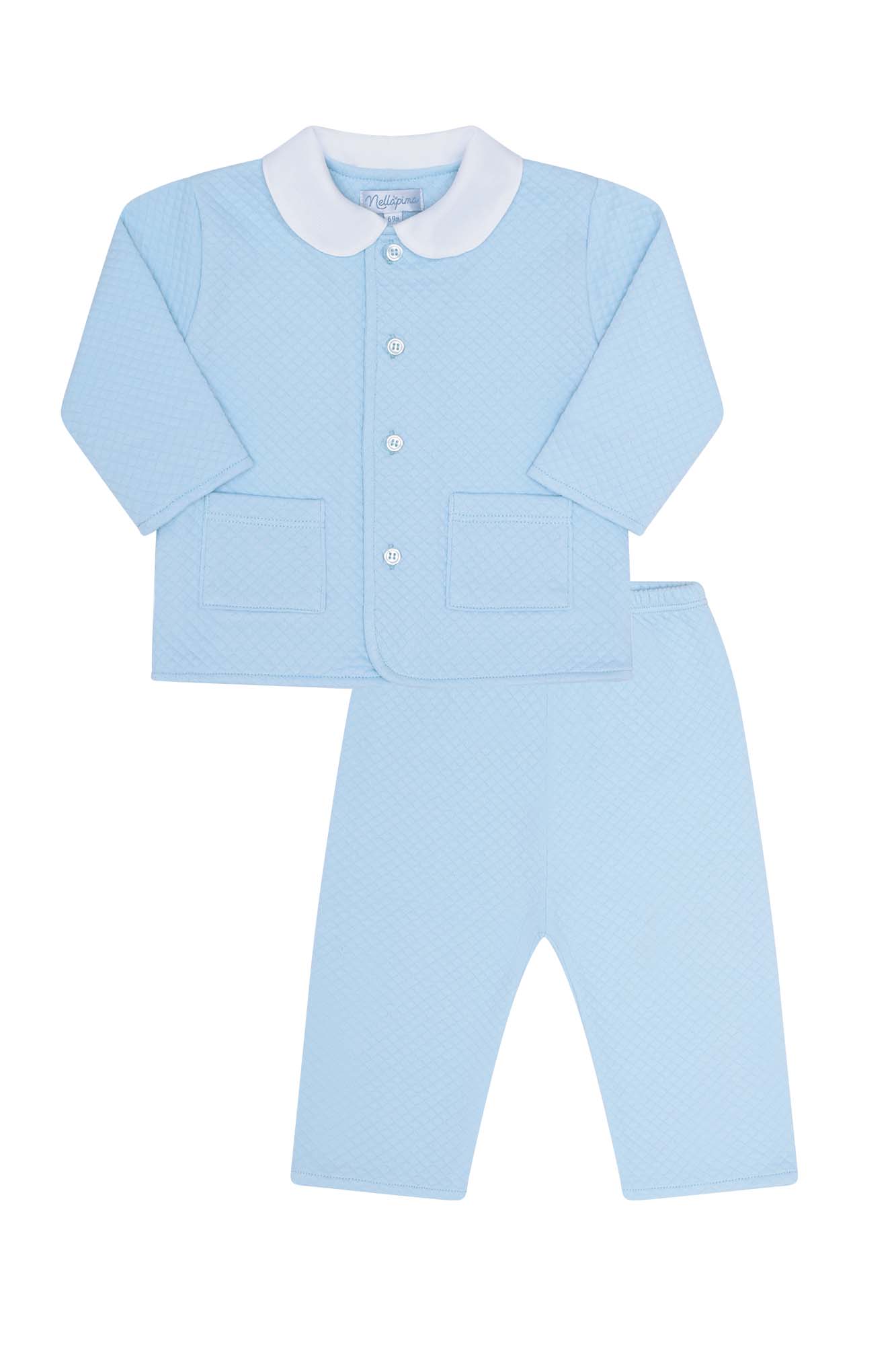 Vermont Pima Cotton Baby Collared Set