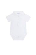 White Boy Short Sleeve Onesie