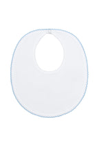 White Bubble Pima Cotton Baby Bib