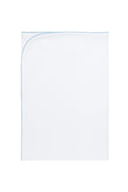 White Bubble Pima Cotton Baby Blanket
