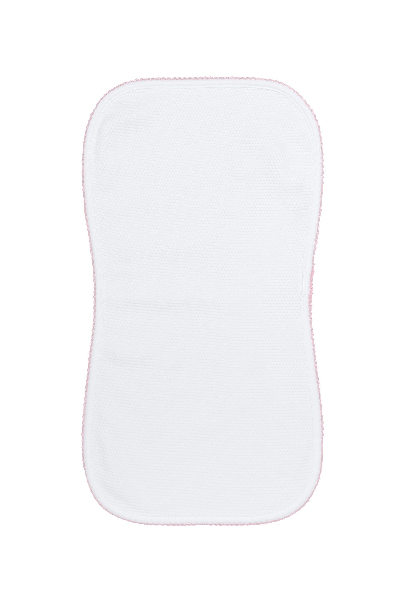 White Bubble Pima Cotton Burp Cloth