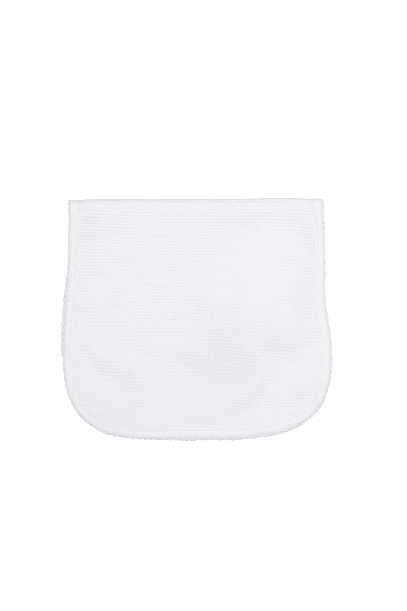White Bubble Pima Cotton Burp Cloth