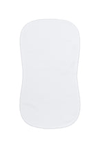White Bubble Baby Burp Cloth
