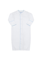 White Bubble Pima Cotton Converter Gown