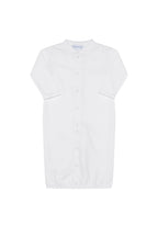 White Bubble Pima Cotton Converter Gown