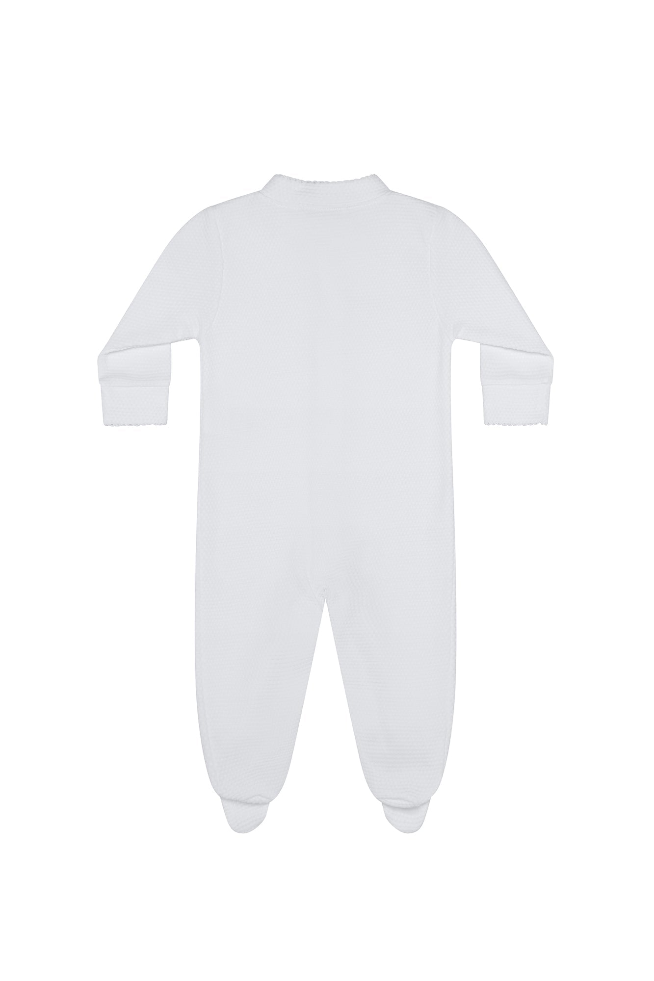 White Bubble Baby Footie