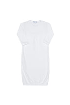 White Picot Trim Gown