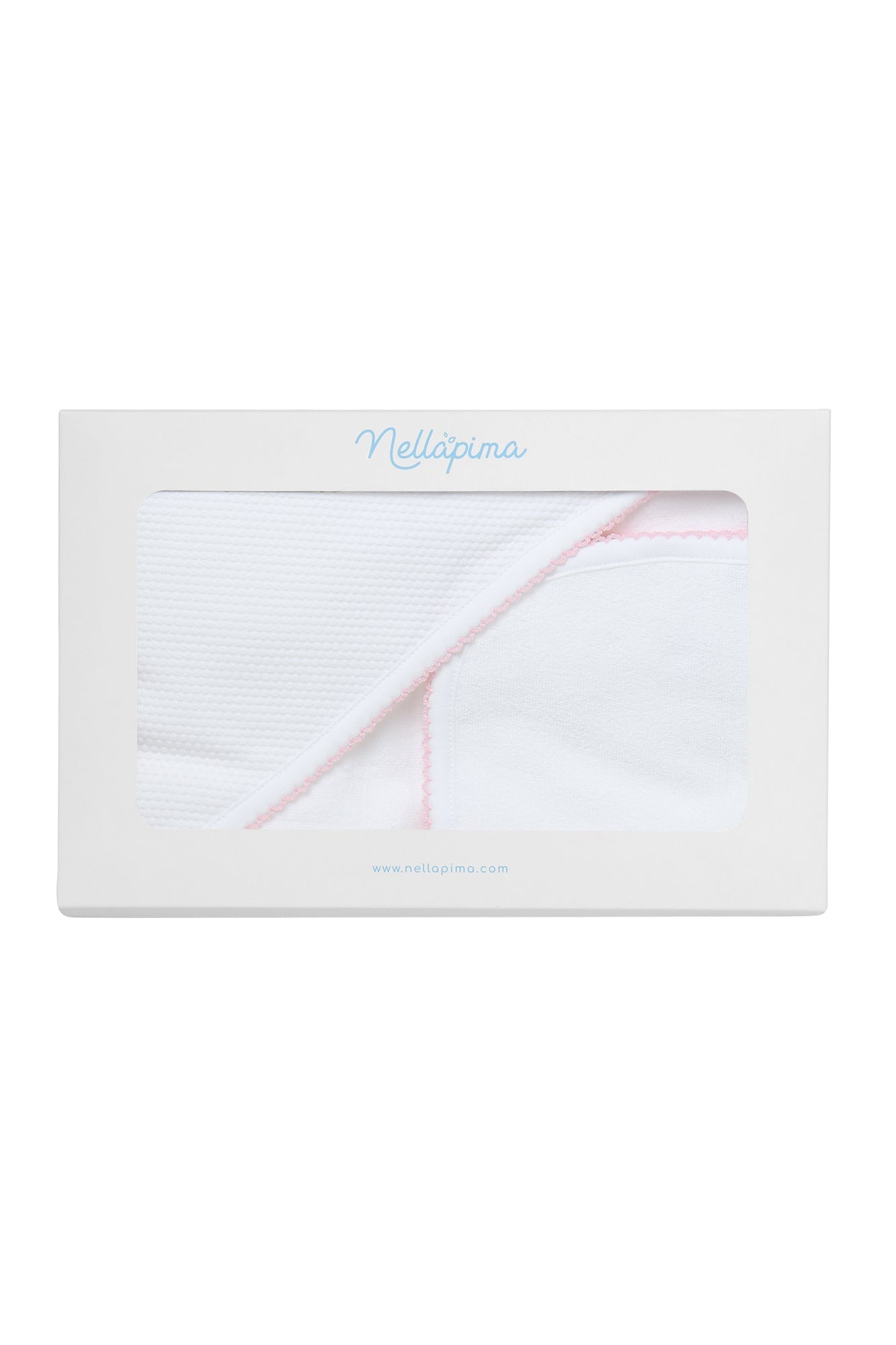 Baby White Bubble Hooded Towel