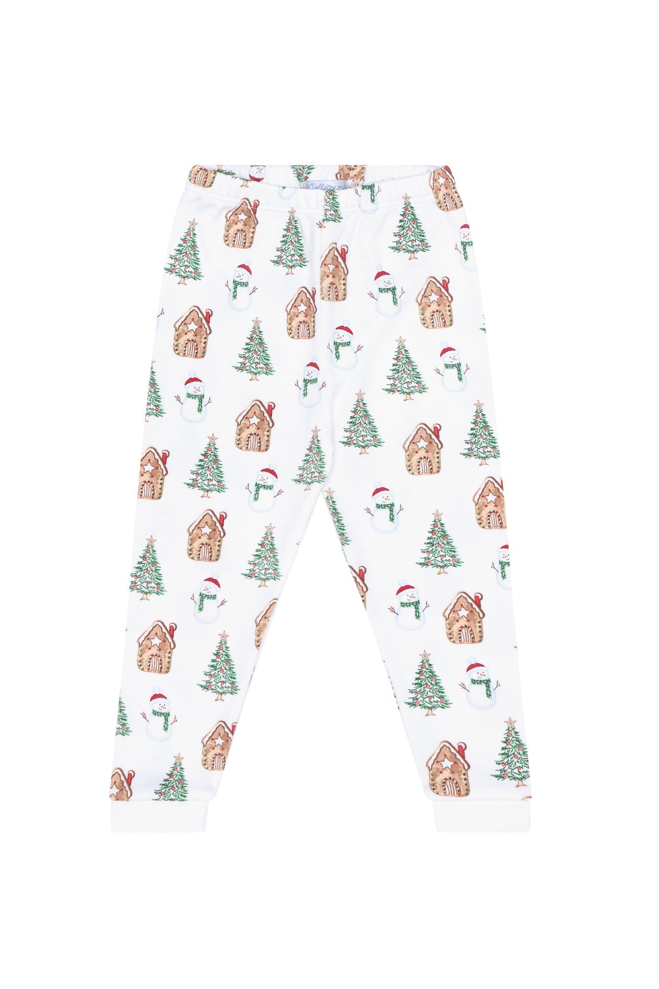 Boys Wonderland Christmas Print Pila Cotton Pajama Set