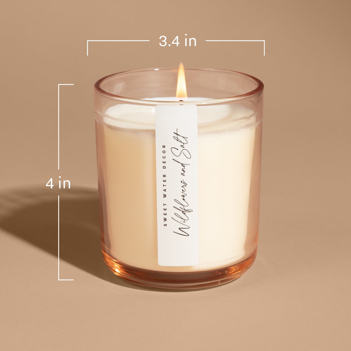 Farmhouse Soy Candle - Tinted Glass Jar - 12 oz