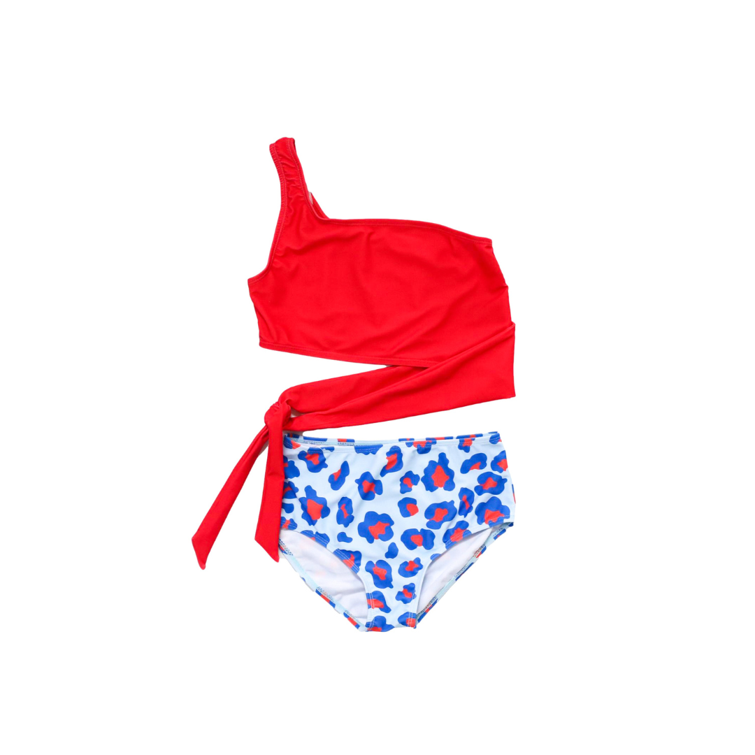 Girls Seaglass Azure Two Piece Swimsuit