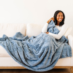 PATTERNED FAUX FUR XL THROW BLANKETS
