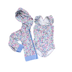 Girls Sandy Bloom Two Piece Swim Set