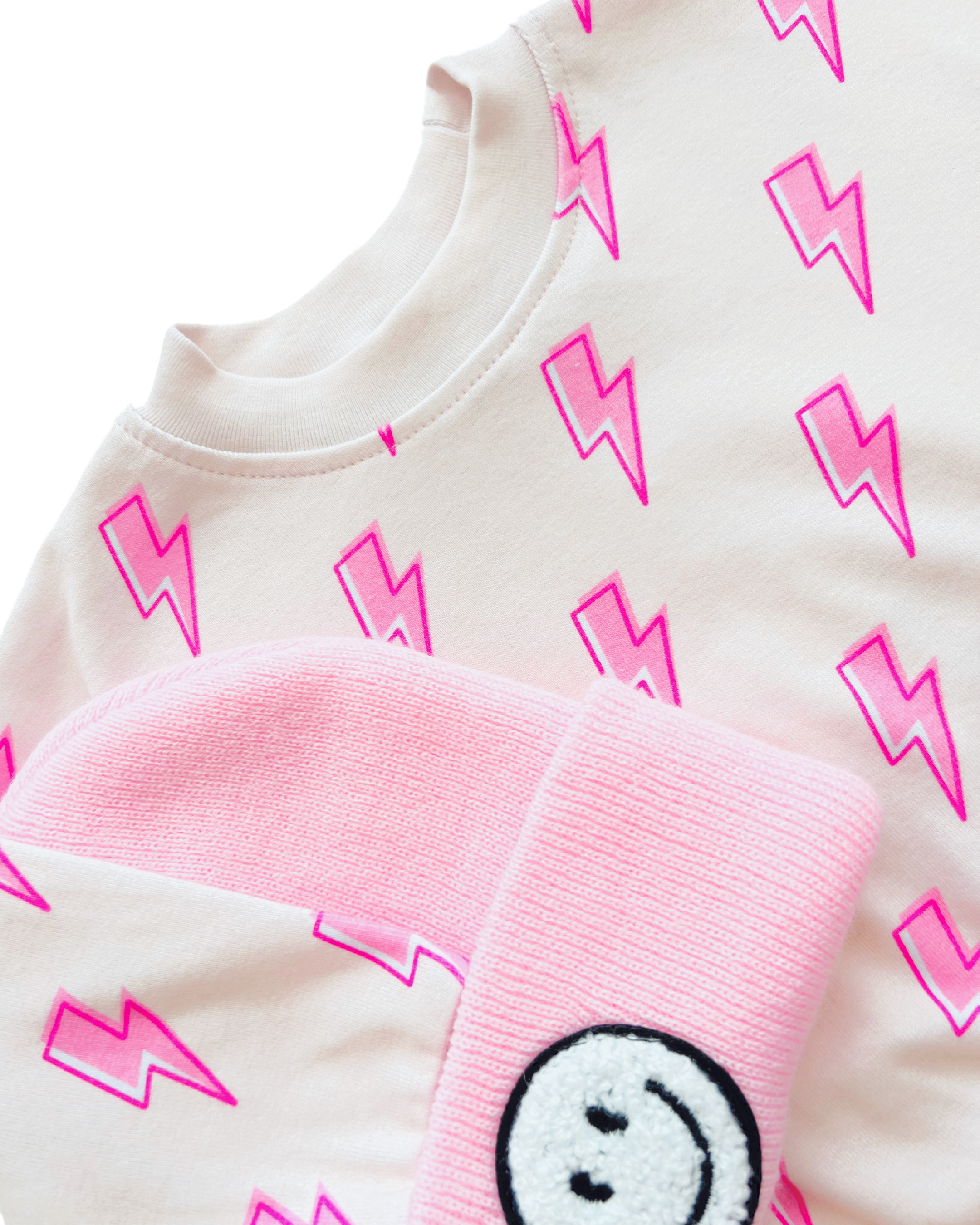 Girls Jogger Set | Pink Bolts