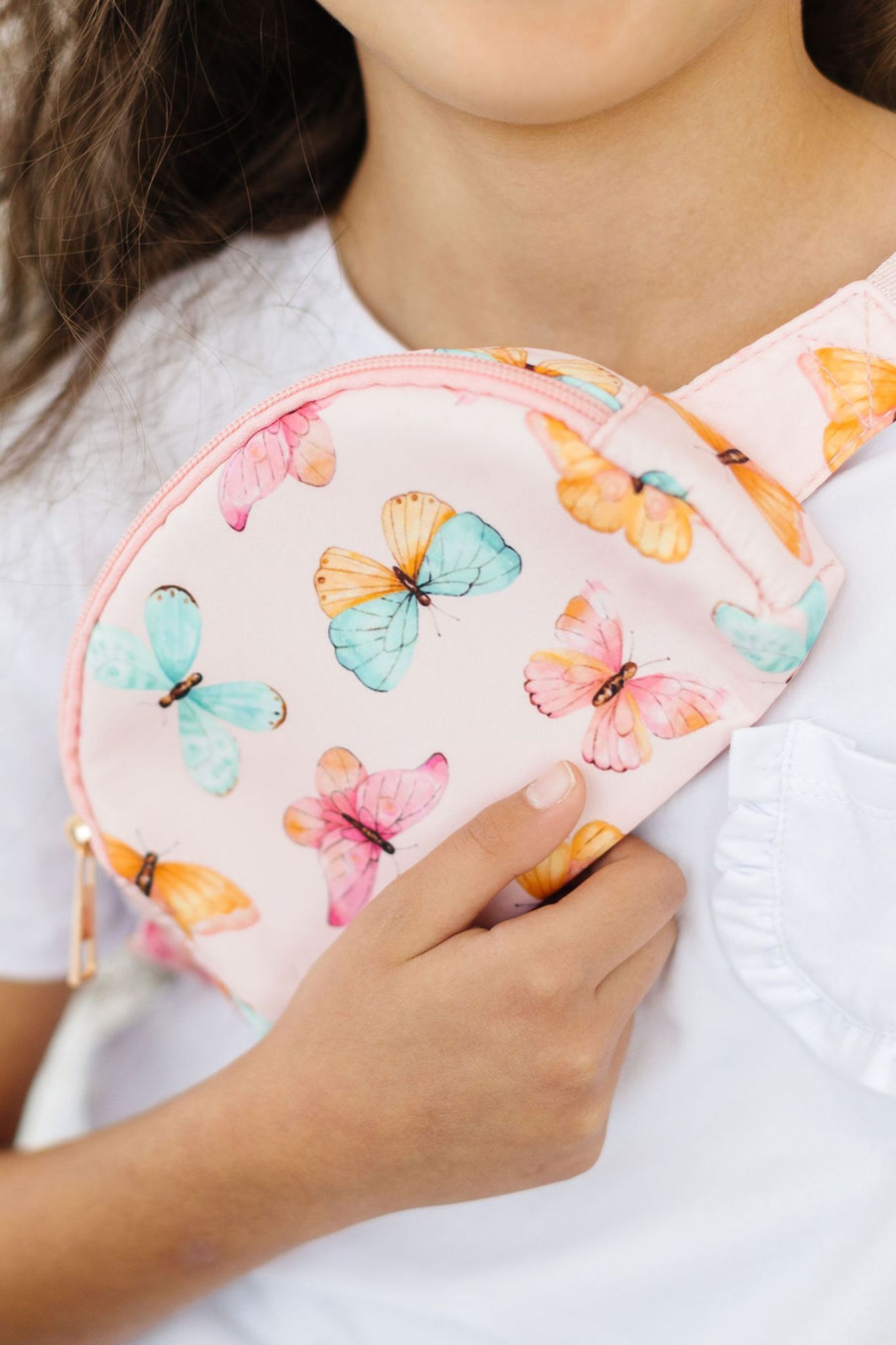 Butterfly Kisses Girls Belt Bag