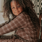 The Printed Sweatshirt - Rustic Check