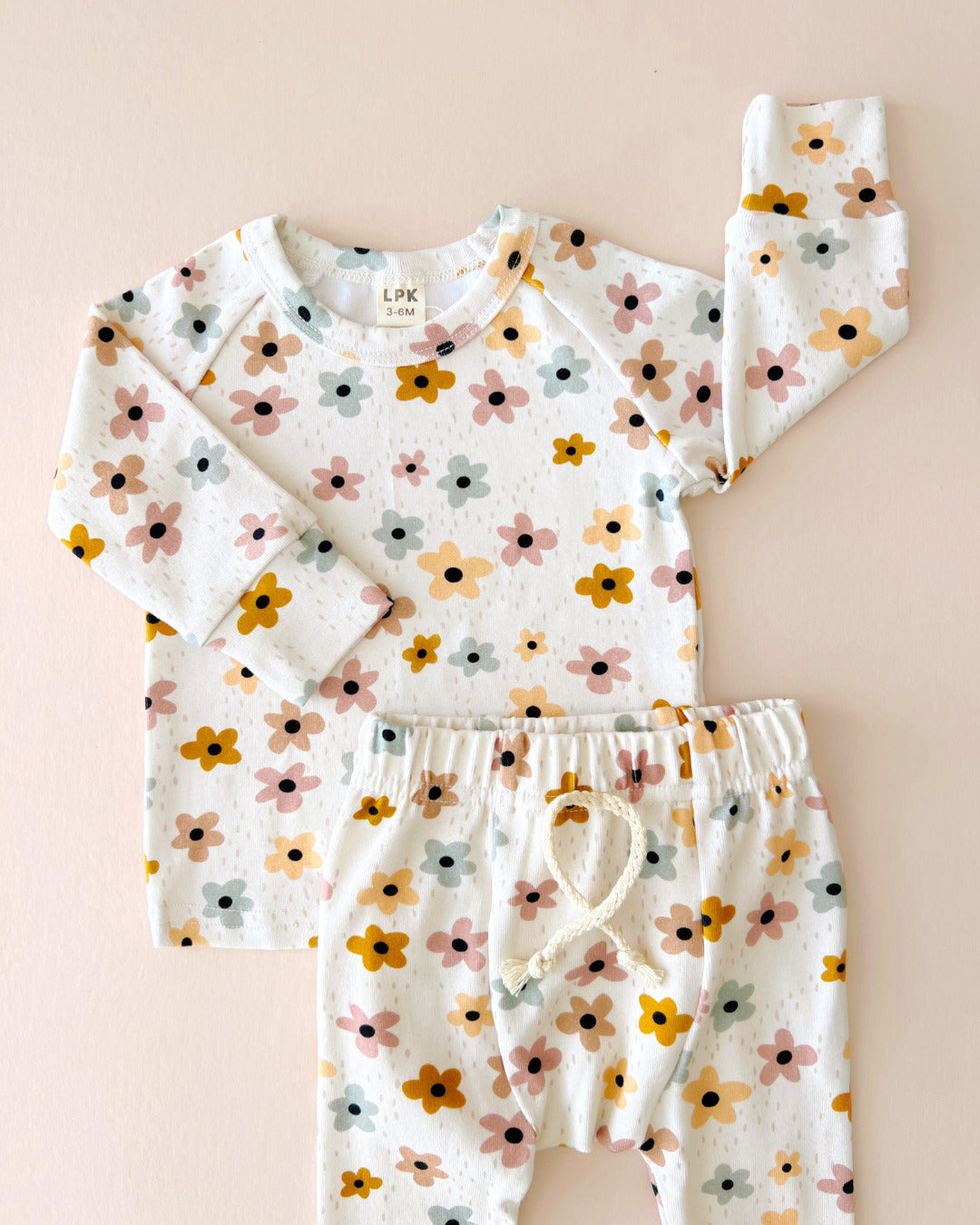 Girls Floral Lounge Set
