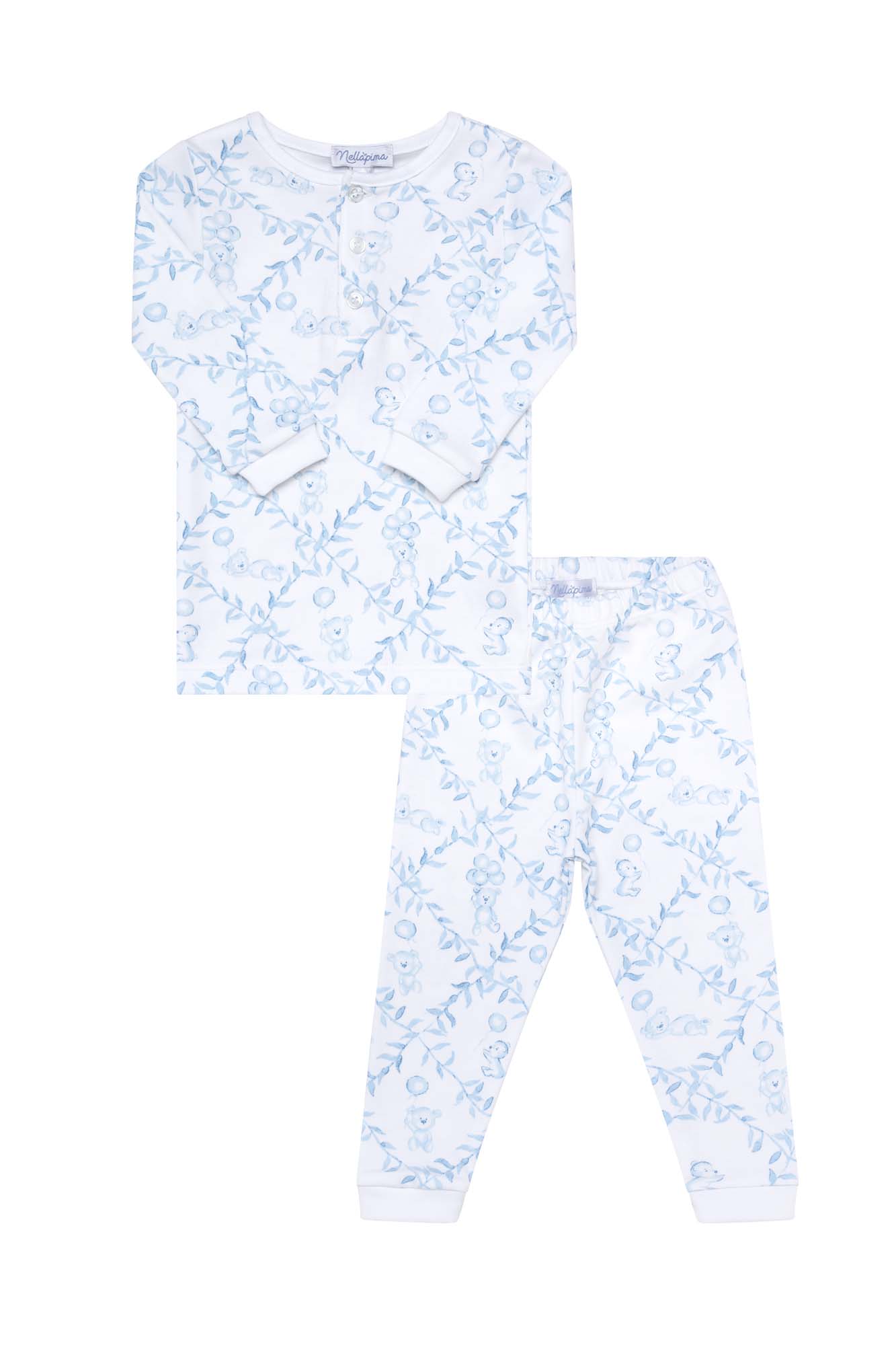 Boys Blue Bears Trellace Pajamas 