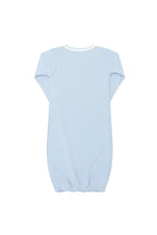 Blue Bubble Pima Cotton Baby Gown