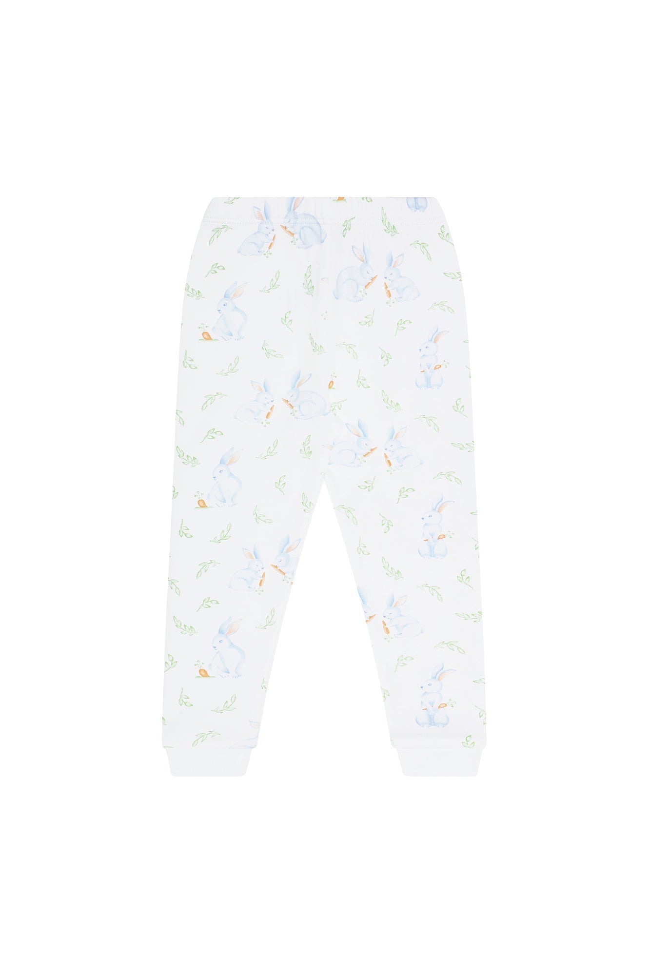 Blue Bunny Print Pima Cotton Pajama Set