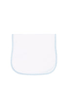 Blue Gingham Pima Cotton Baby Burp Cloth