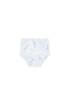 Blue Giraffe Pima Cotton Diaper Cover Set