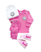 Smiley Bubble Gum Girls Lounge Set