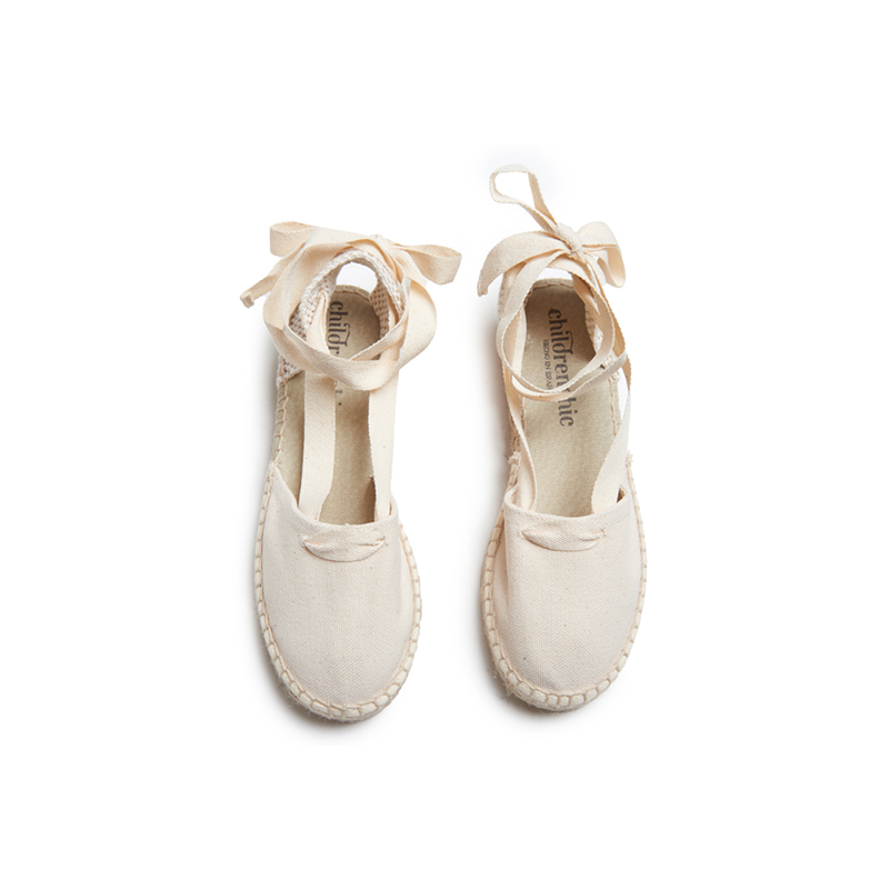 Maru Cream Bow-Tie Girl Shoes