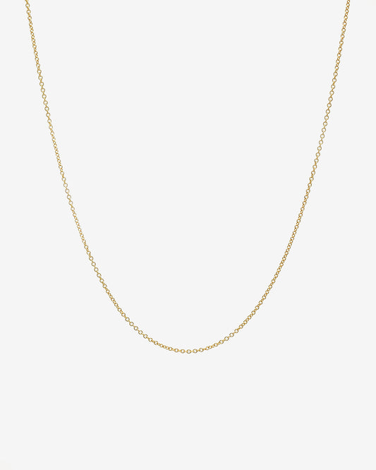 14k Gold Cable Link Chain Necklace