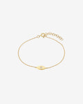 14k Gold Diamond Evil Eye Bracelet