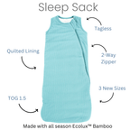 Whispery White 1.5 TOG Sleep Sack