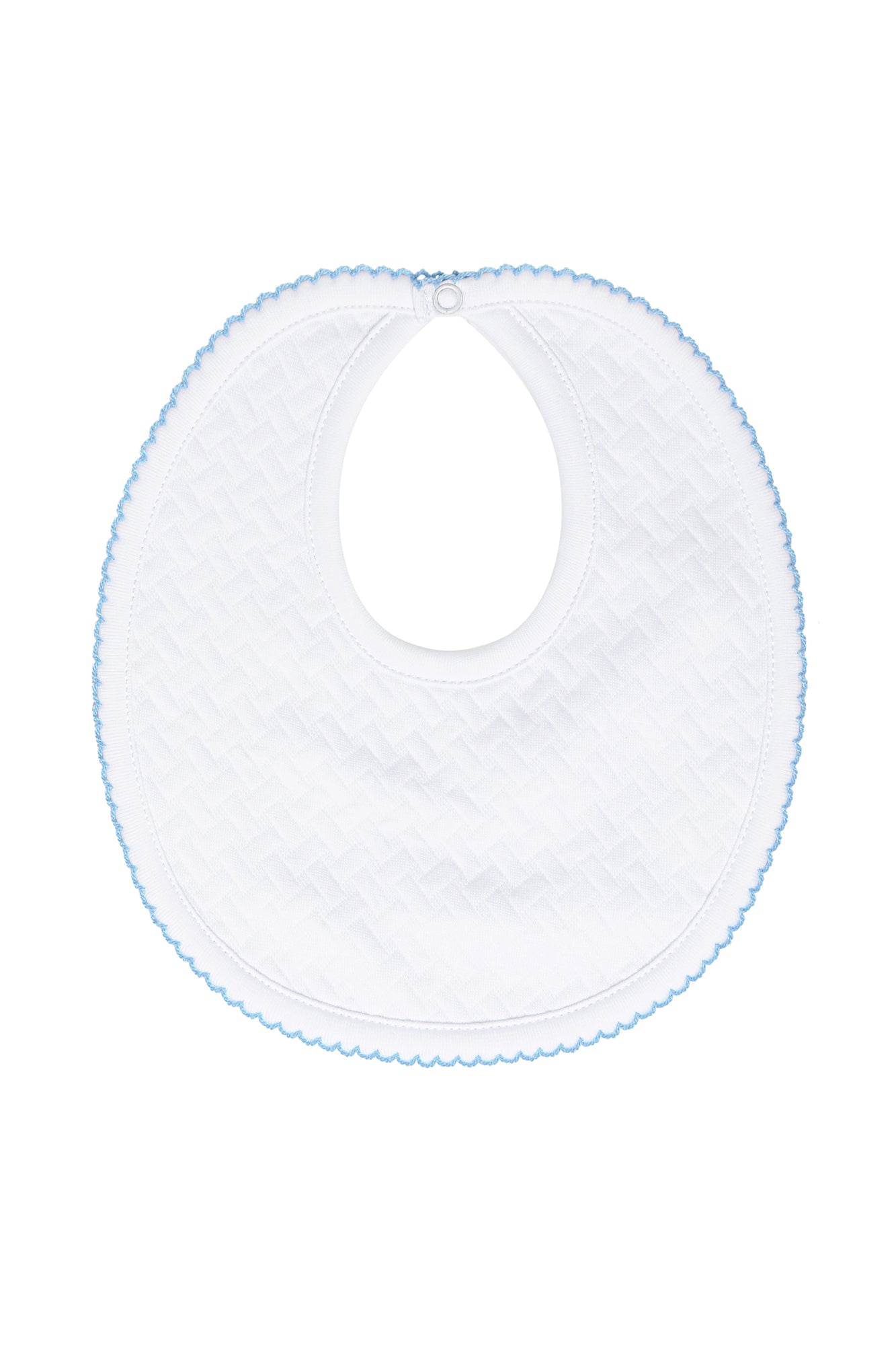 Basket Weave Pima Cotton Bib
