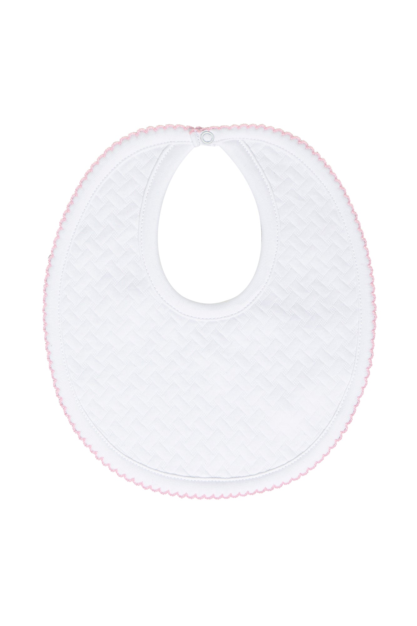 Basket Weave Pima Cotton Bib
