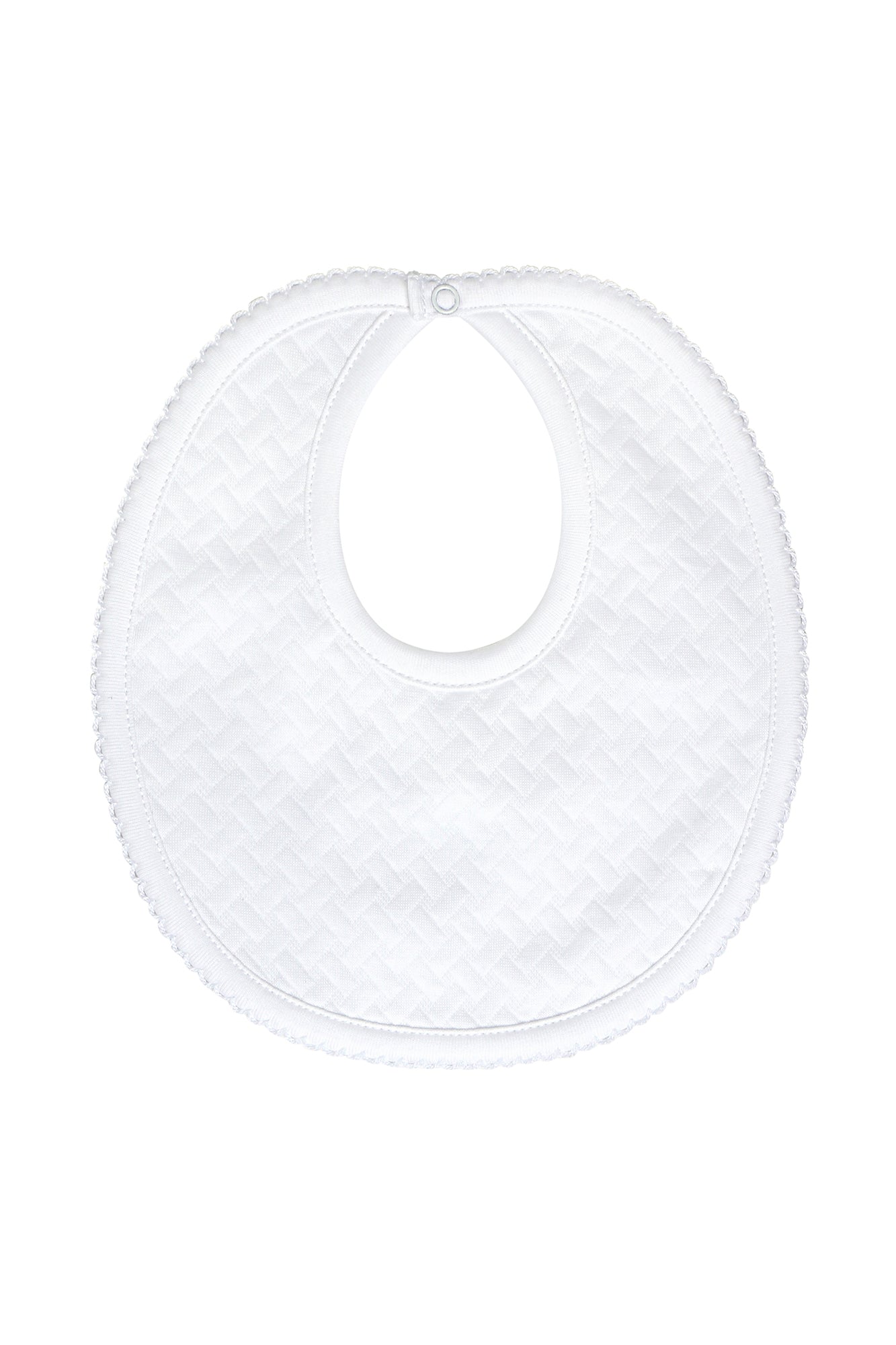 Basket Weave Pima Cotton Bib