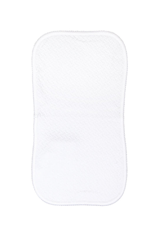 Basket Weave Baby Burp Cloth