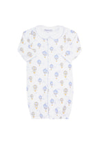 Blue Balloons Print Converter Gown