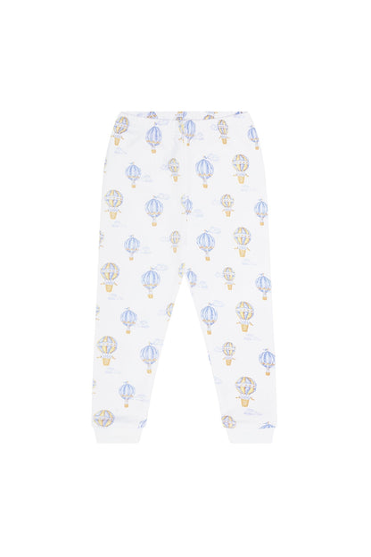 Blue Balloons Print Pima Cotton Pajama