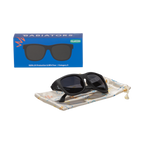 Jet Black Navigator | Smoke Polarized Sunglasses