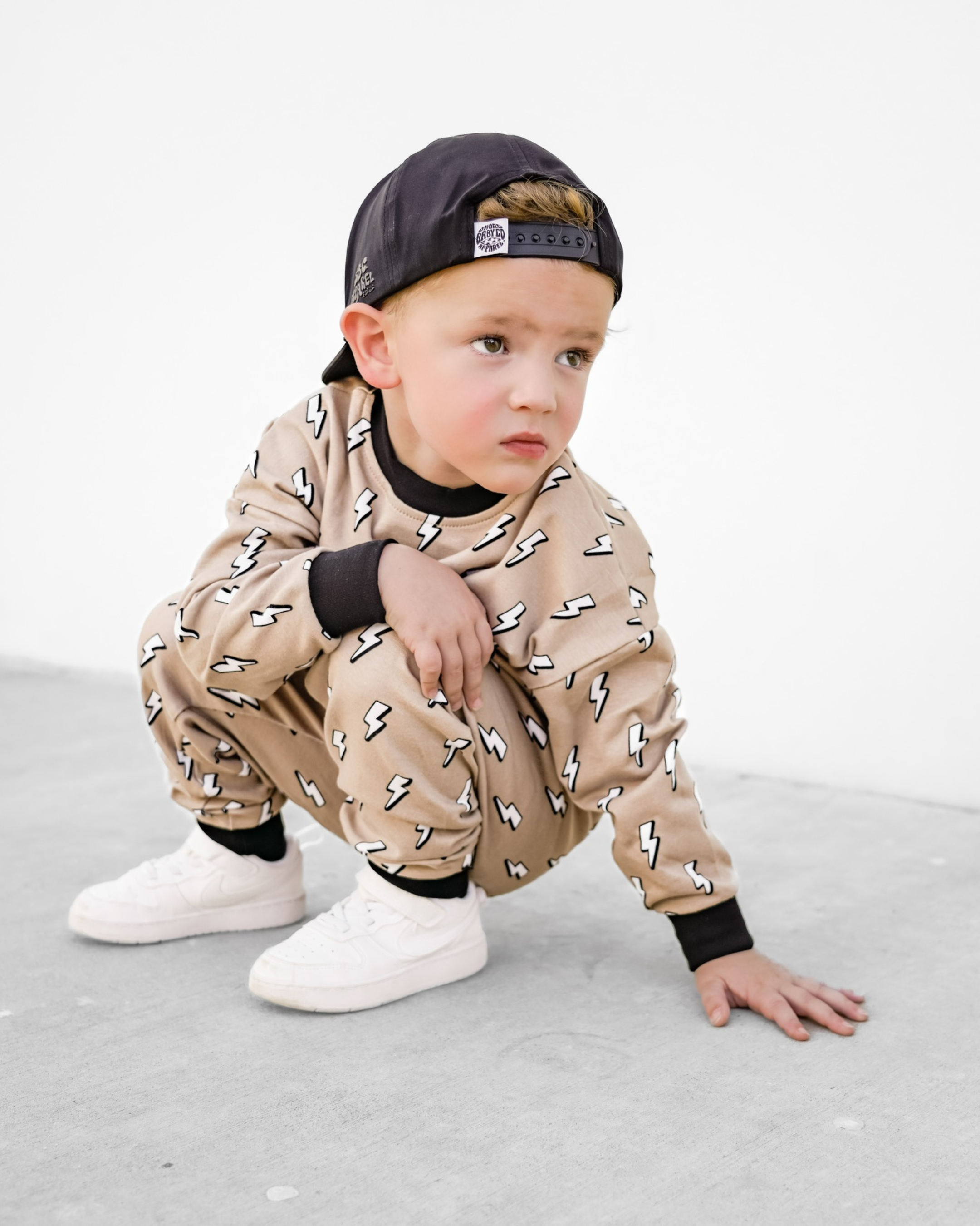 Baby Boy Lightning Bolt Jogger Set