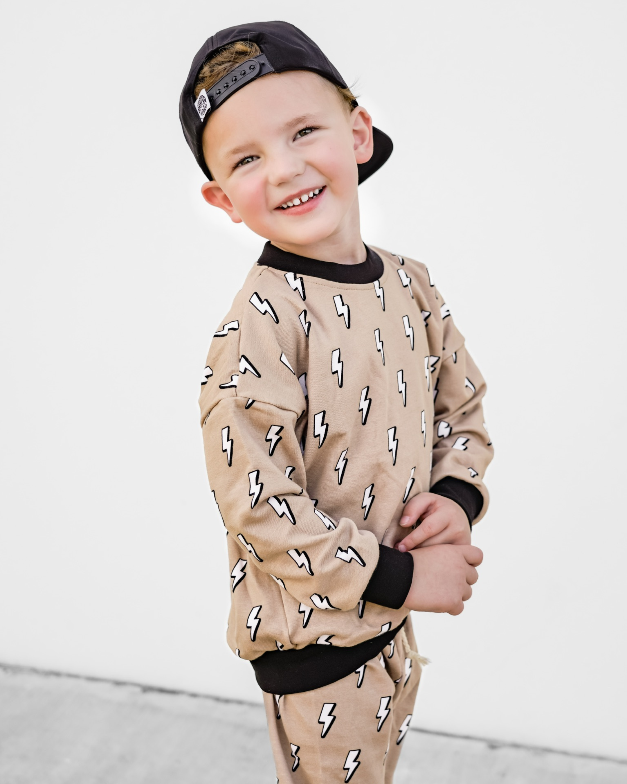 Baby Boy Lightning Bolt Jogger Set